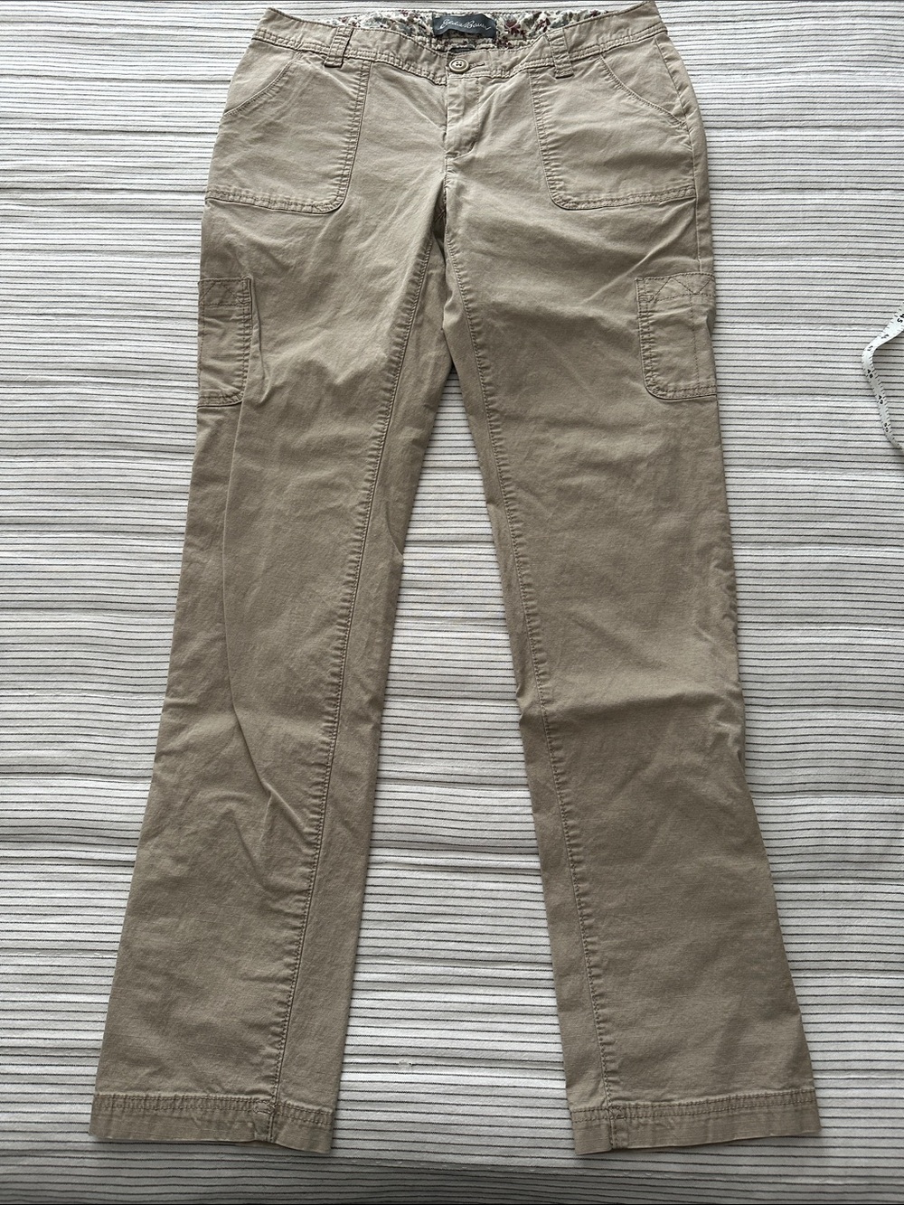 Eddie Bauer Beige Ripstop Convertible Cargo Pants